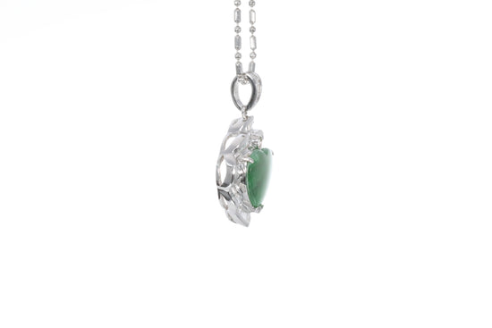 Jadeite Heart Pendant