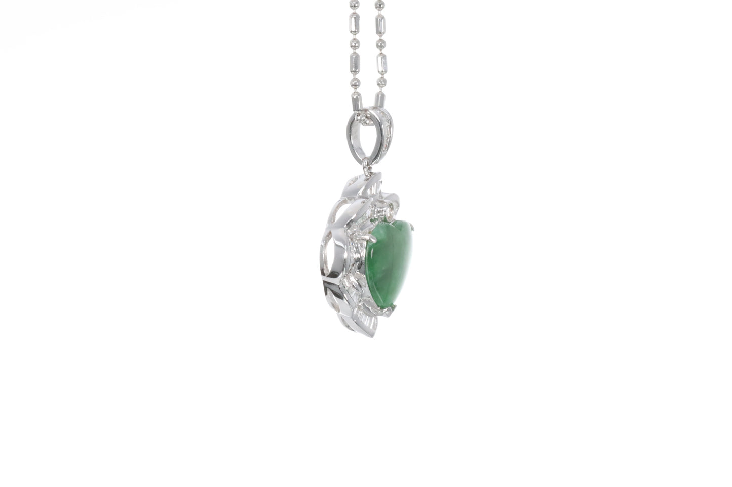 Jadeite Heart Pendant