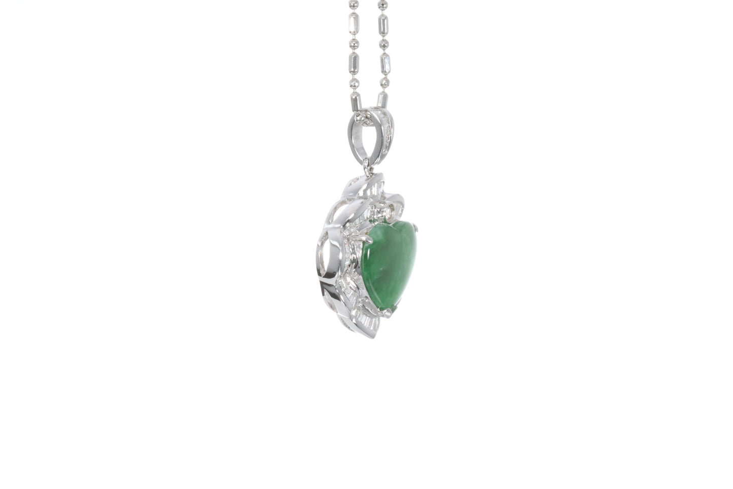 Jadeite Heart Pendant