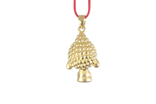 24K 3D Gold Buddha Pendant