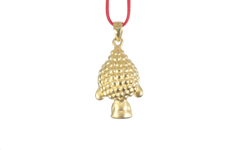 24K 3D Gold Buddha Pendant