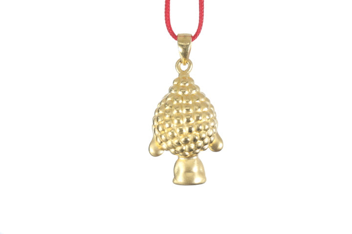 24K 3D Gold Buddha Pendant