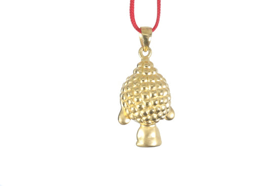 24K 3D Gold Buddha Pendant