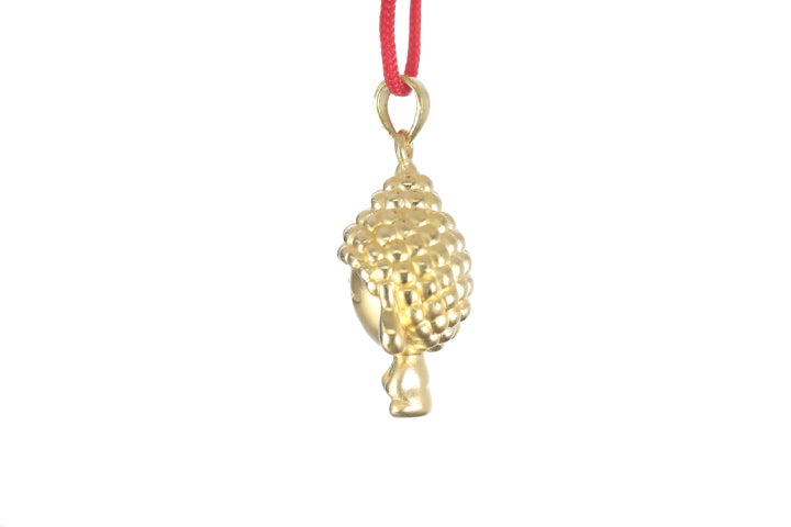 24K 3D Gold Buddha Pendant