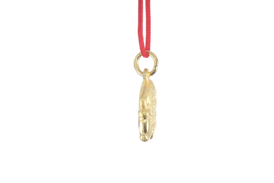 24K 3D Gold Monkey Pendant