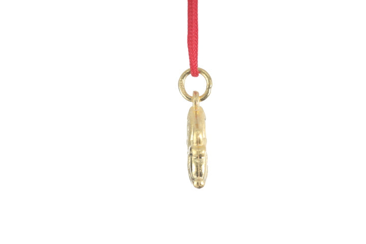 24K 3D Gold Monkey Pendant