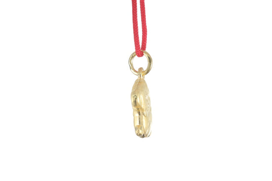 24K 3D Gold Monkey Pendant