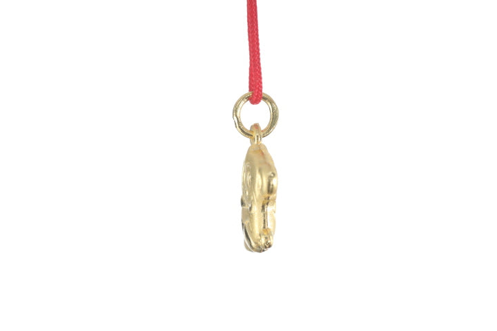 24K 3D Gold Monkey Pendant