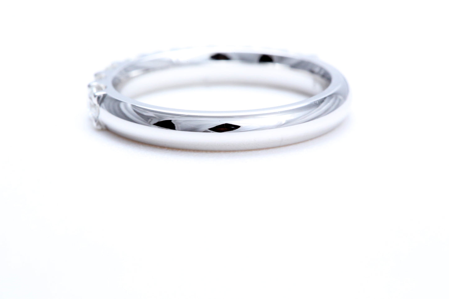 Minimalist Pavé Diamond Ring 1.00 carat total weight in 18K white gold