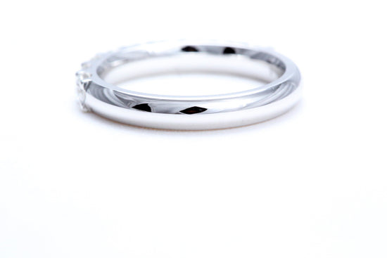 Minimalist Pavé Diamond Ring 1.00 carat total weight in 18K white gold