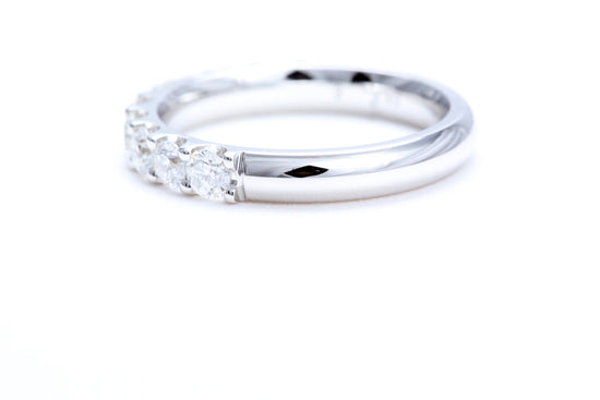 Minimalist Pavé Diamond Ring 1.00 carat total weight in 18K white gold