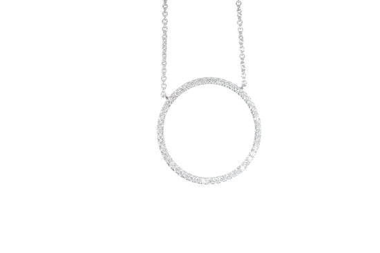 Circle Diamond Pendant