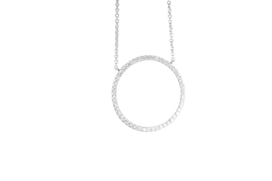 Circle Diamond Pendant