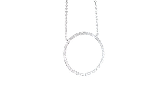 Circle Diamond Pendant