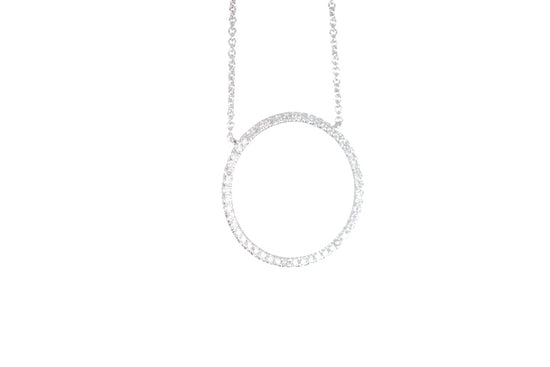 Circle Diamond Pendant