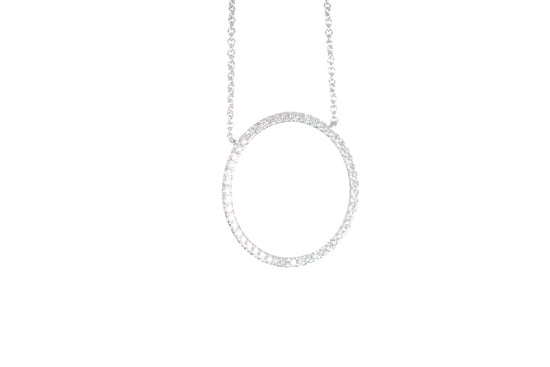 Circle Diamond Pendant