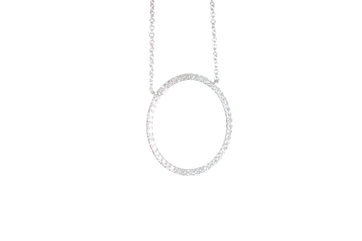 Circle Diamond Pendant