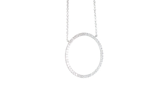 Circle Diamond Pendant