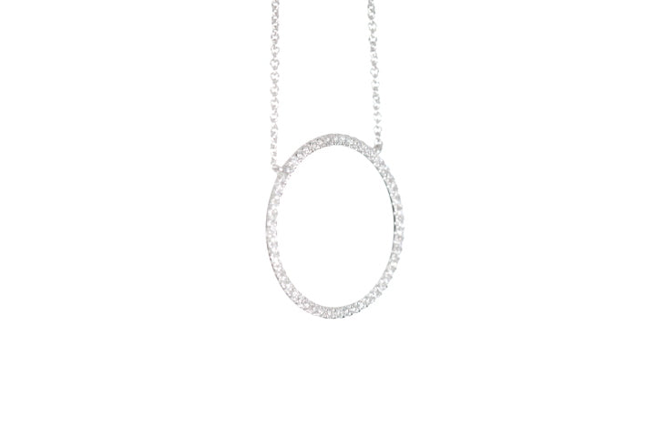 Circle Diamond Pendant