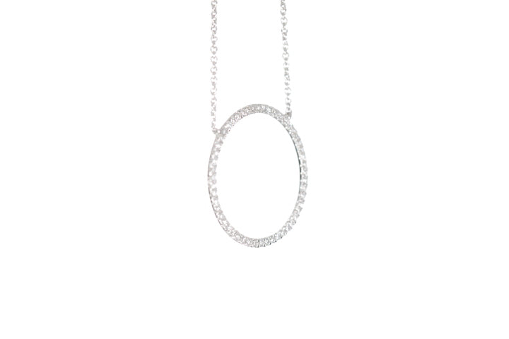 Circle Diamond Pendant