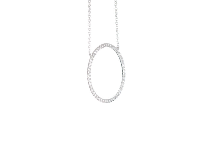 Circle Diamond Pendant