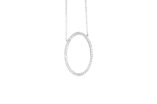 Circle Diamond Pendant