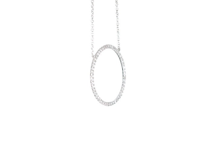 Circle Diamond Pendant