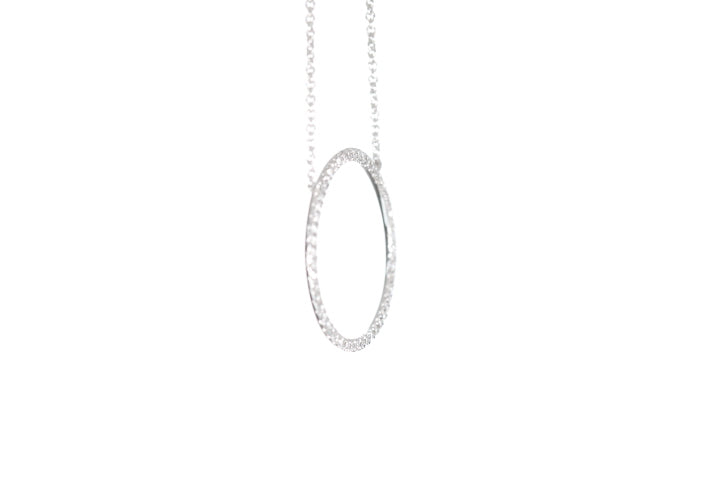 Circle Diamond Pendant