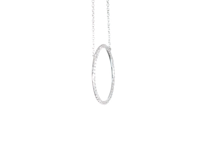 Circle Diamond Pendant