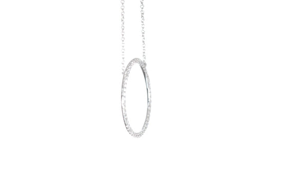 Circle Diamond Pendant