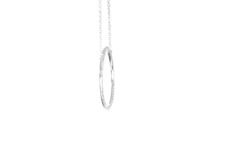 Circle Diamond Pendant