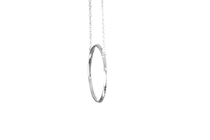 Circle Diamond Pendant