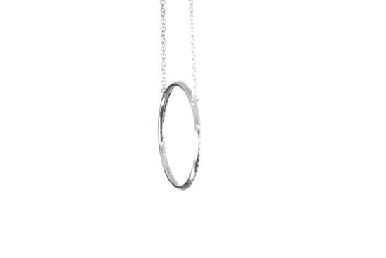 Circle Diamond Pendant