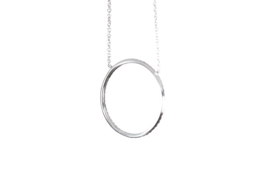 Circle Diamond Pendant