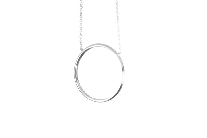 Circle Diamond Pendant