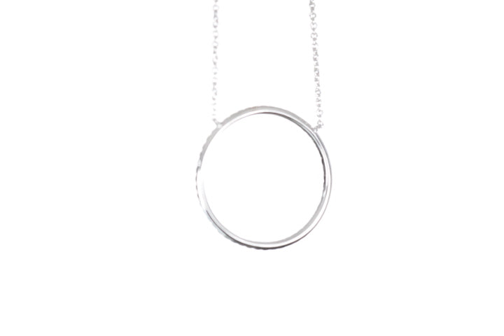 Circle Diamond Pendant