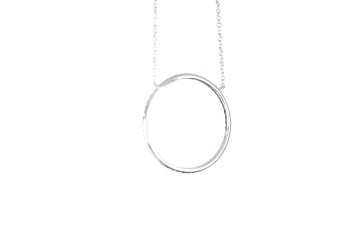 Circle Diamond Pendant