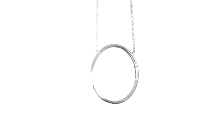 Circle Diamond Pendant