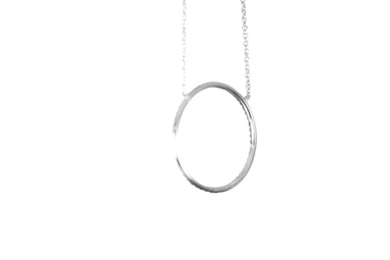 Circle Diamond Pendant