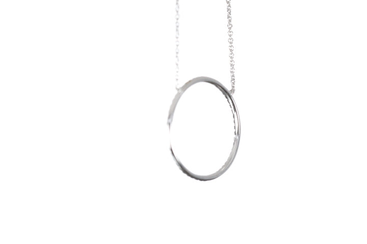 Circle Diamond Pendant