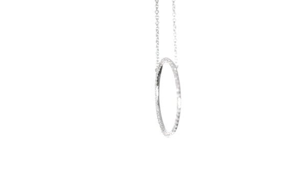 Circle Diamond Pendant