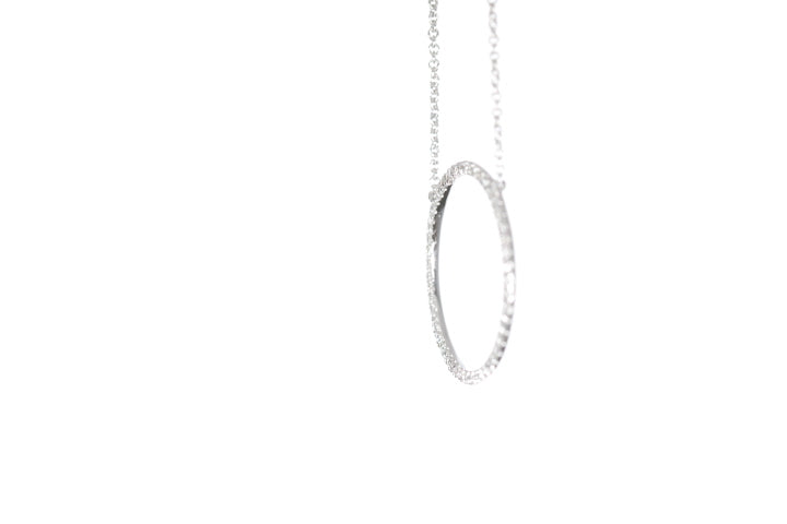 Circle Diamond Pendant