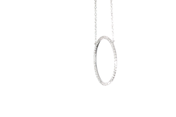 Circle Diamond Pendant