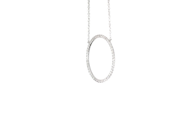 Circle Diamond Pendant