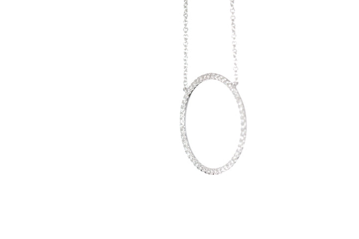 Circle Diamond Pendant