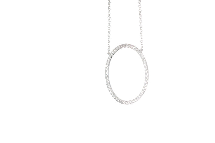 Circle Diamond Pendant