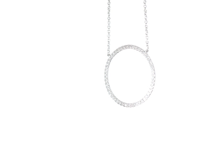 Circle Diamond Pendant