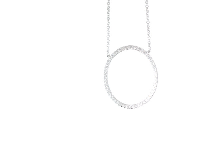 Circle Diamond Pendant