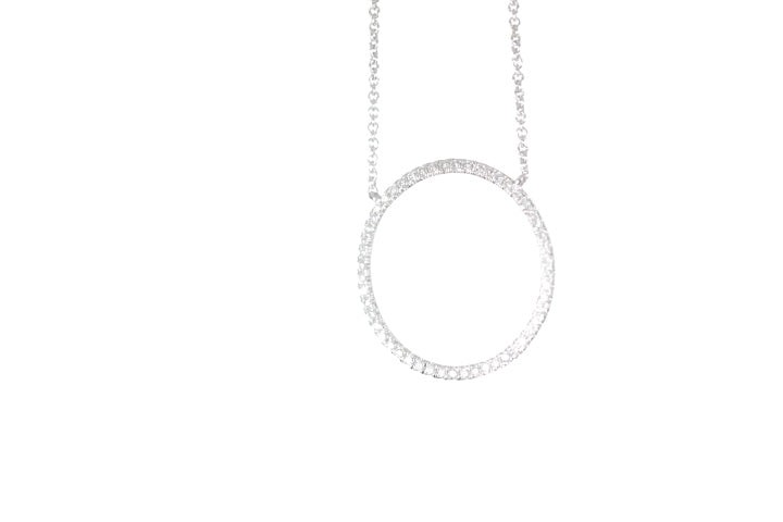 Circle Diamond Pendant