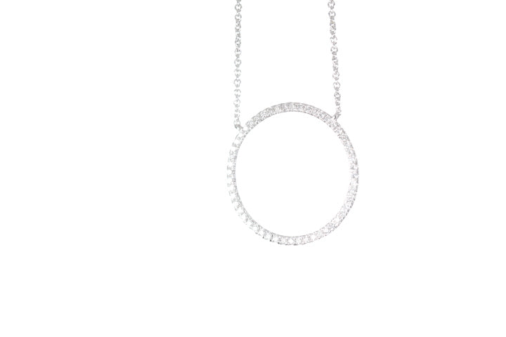 Circle Diamond Pendant